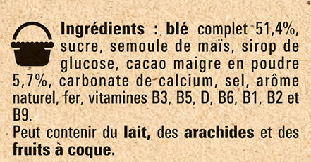 NESTLE NESQUIK Céréales 950g XXL - Ingredienser - fr
