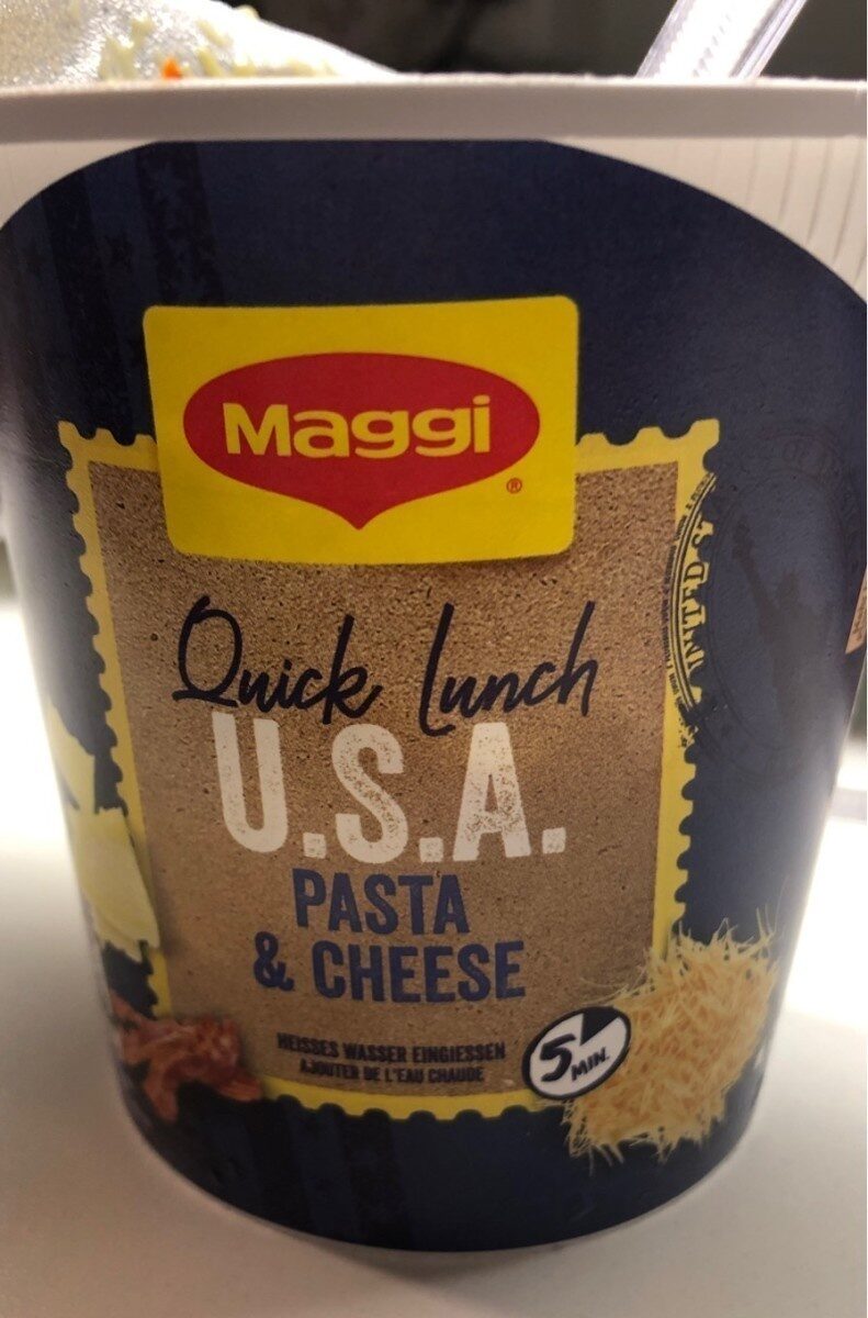 Quicklunch USA Pasta Cheese - Product - fr
