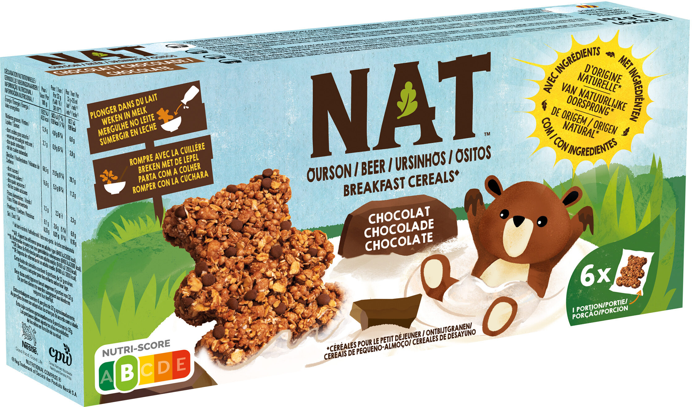 NAT ourson chocolat - Produit