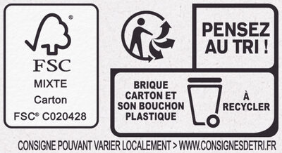 MAGGI Marché du Jour Le Bouillon Liquide Légumes du Marché 400ml - Instruction de recyclage et/ou informations d'emballage