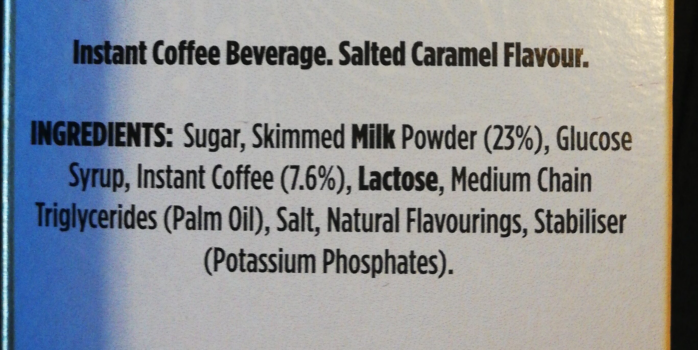 iced latte salted caramel - Ingredienti - en