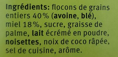 Farmer Crunchy Miel - Ingredienti - fr