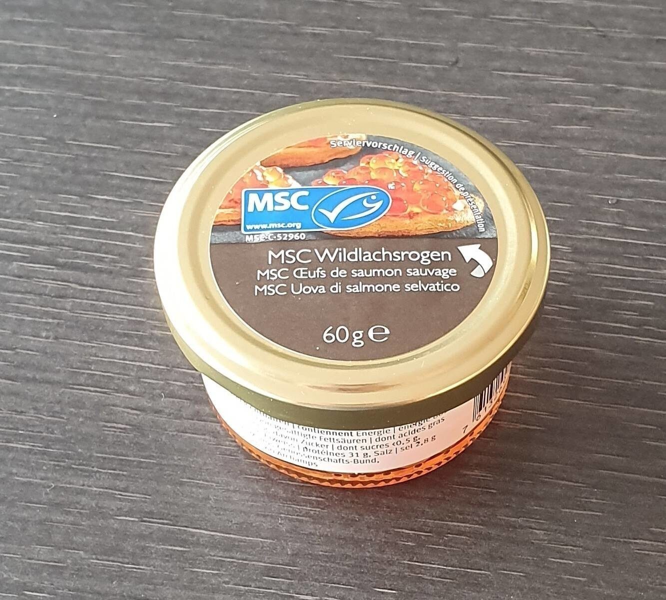 MSC œufs de saumon sauvage - Product - fr