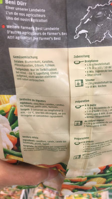 Gemüsemischung - Ingredients - fr