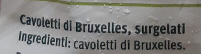 Choux de Bruxelles - Ingredienti