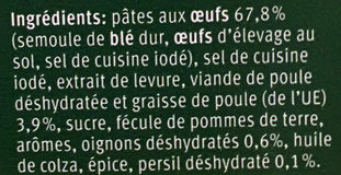 Bon Chef Nudeln mit Huhn - Ingredienti - fr