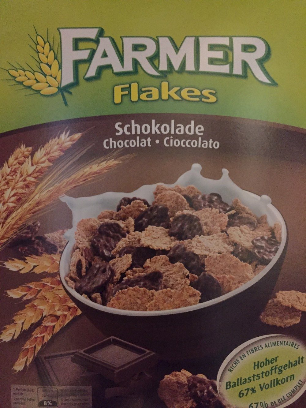 Farmer Flakes Schokolade 500G - Prodotto - fr