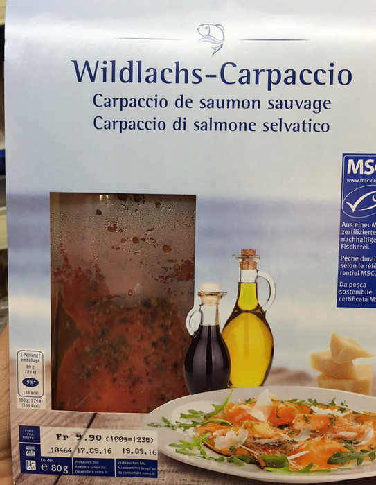 Carpaccio de Saumon Sauvage - Produkt - fr