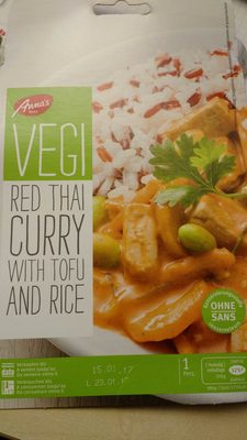 Red Thai Curry Tofu - Product - fr