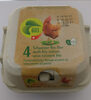 4 gros oeufs bio suisses - Product