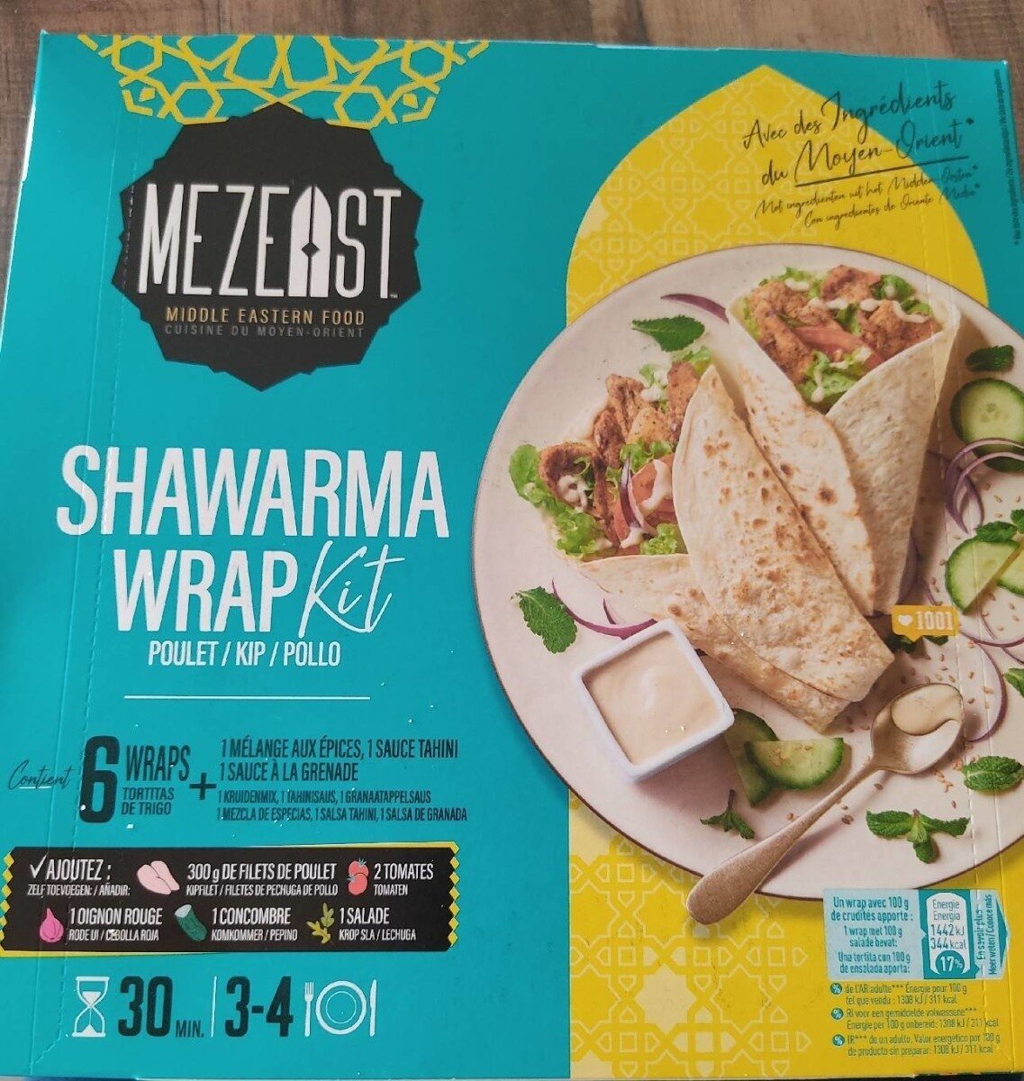 Shawarma wrap kit poulet - نتاج - fr