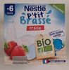 Nestlé P'tit brassé bio Fraise - Produkt