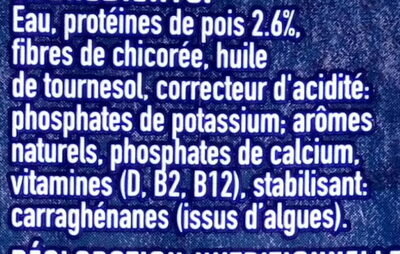 Boisson végétale - Ingredients - fr