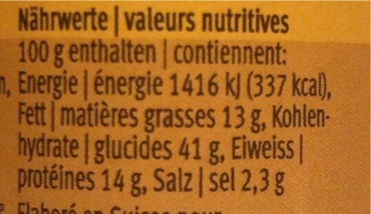 Curry Mild Gemahlen - Nutrition facts - fr
