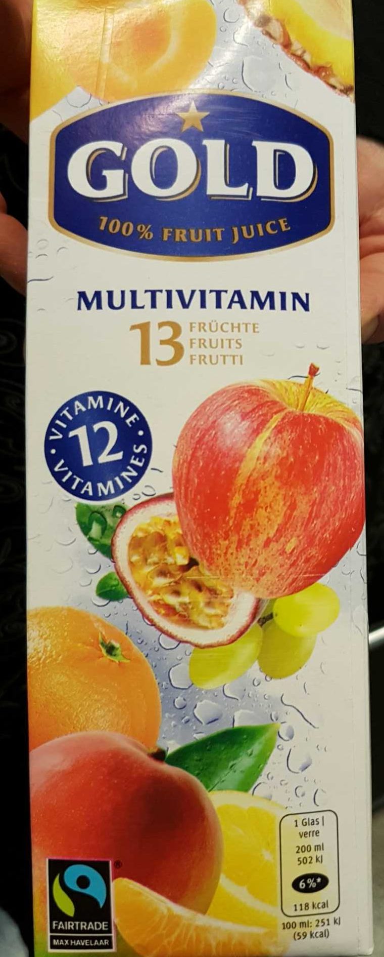 100% fruit juice - Multivitamin 13 fruits - Prodotto - fr