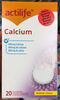 Calcium 800mg de calcium Arôme citron, 20 comprimées effervescents - Product