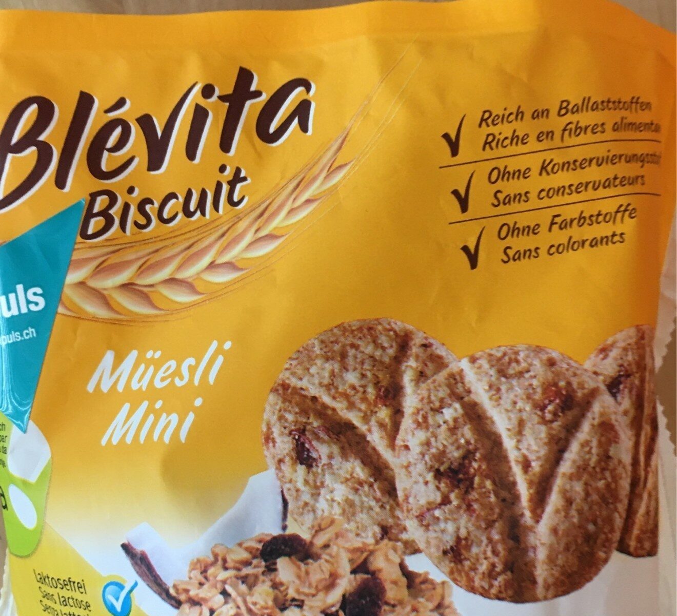 Blévita Biscuit Müsli Mini 9 STK - Product - fr