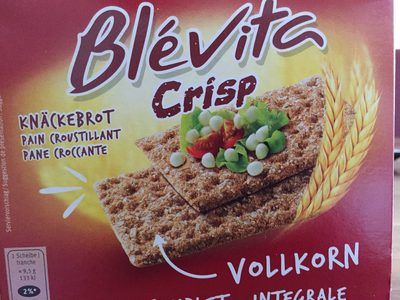 Blévita Crisp Knäckebrot vollkorn - Product - fr