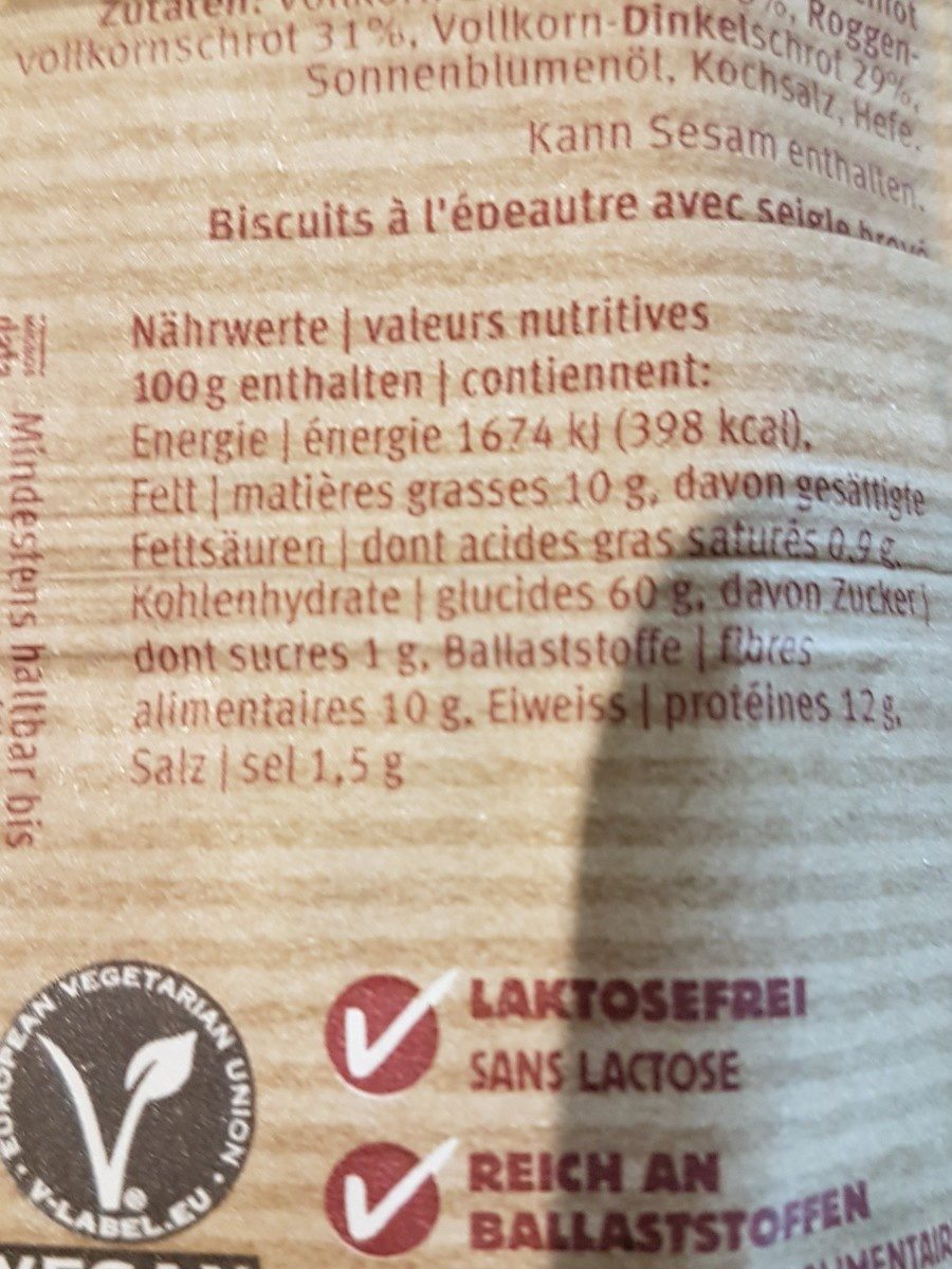 Blévita Pure - Ingrediënten - fr