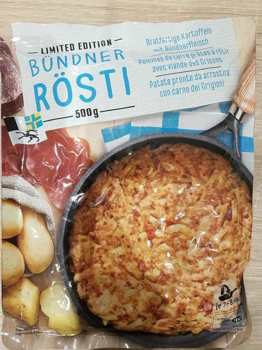 Rösti avec viande des Grisons - Produit