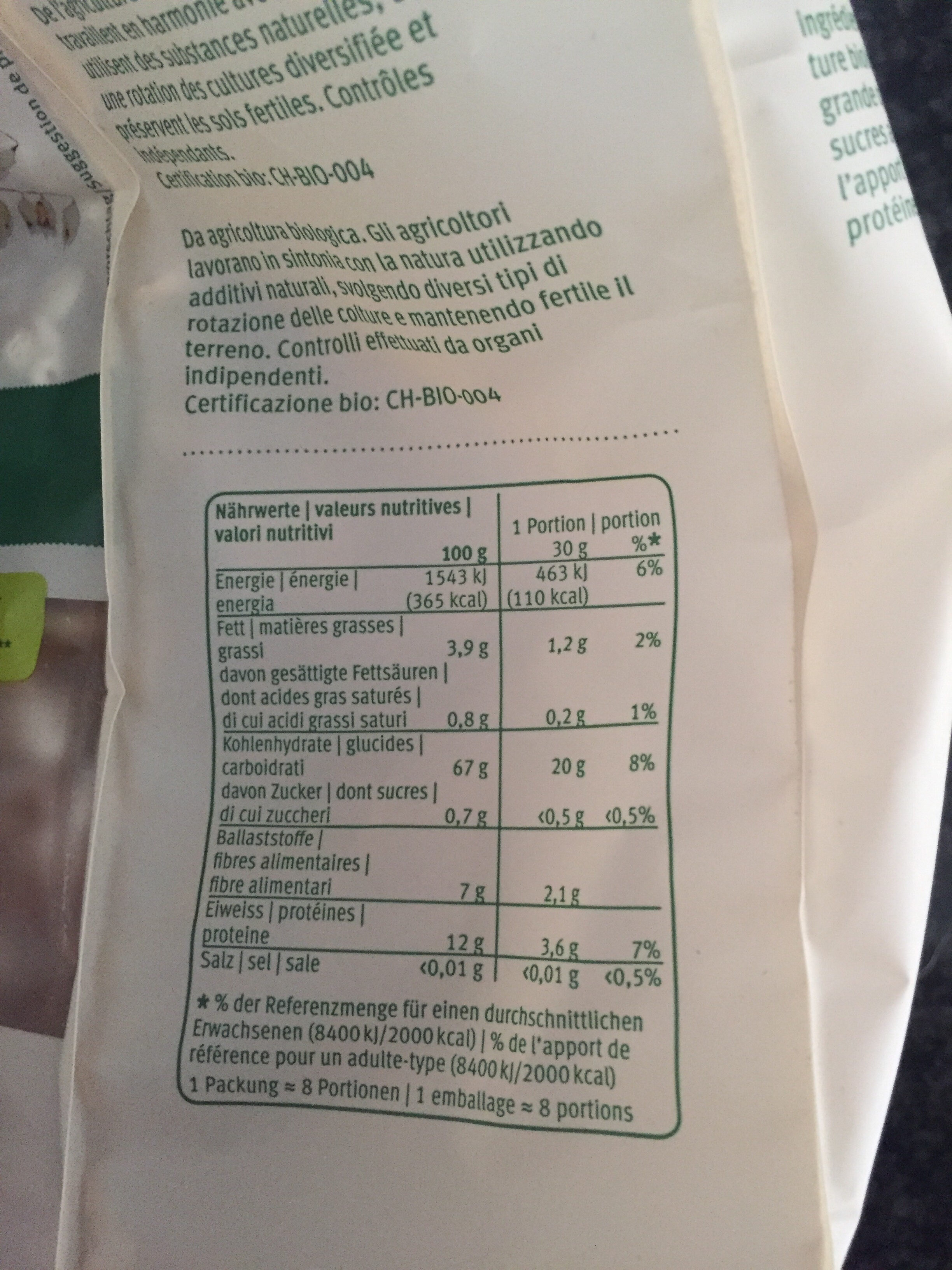 Flakes & Pops con spelta e grano saraceno - Nutrition facts - it