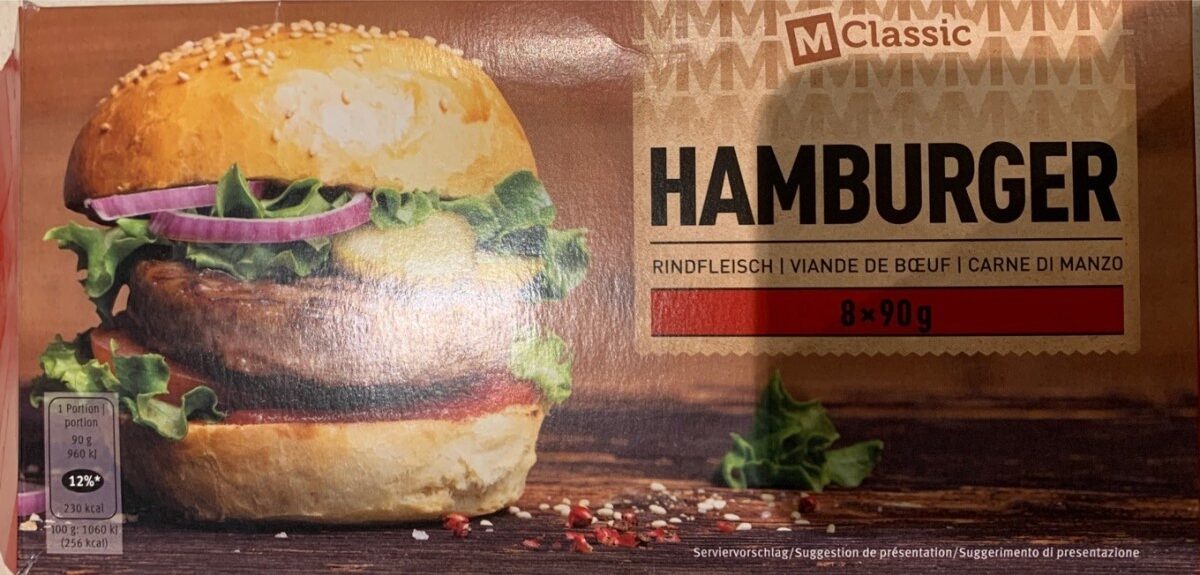 Hamburger Rindfleisch - Prodotto - fr