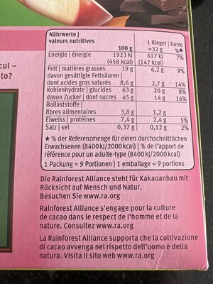 Farmer Soft Choc Apfel - Recycling instructions and/or packaging information