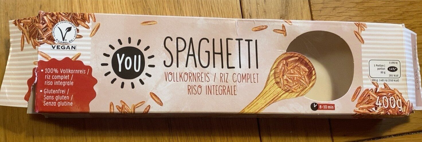 Spaghetti/ Riz complet - Produit