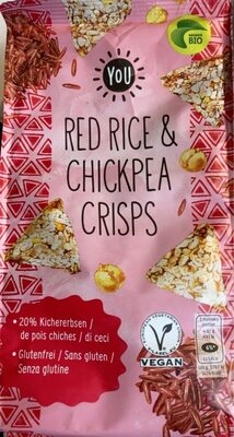 Red rice & chickpea crisps - Prodotto - fr