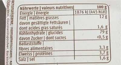 Rice crackers - Voedingswaarden - fr