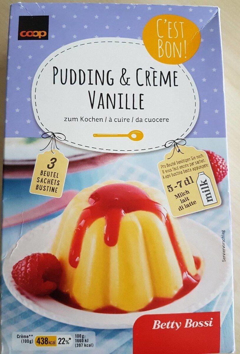 Pudding & crème vanille - Prodotto - fr