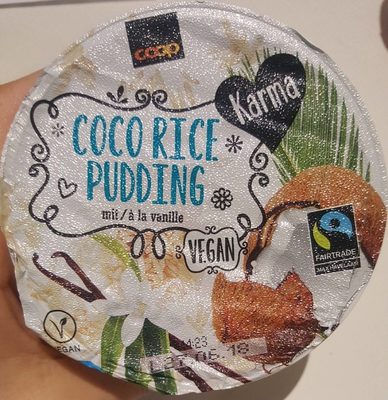 Coco rice pudding - Product - fr