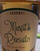 Muscat Rivesaltes - Produkt