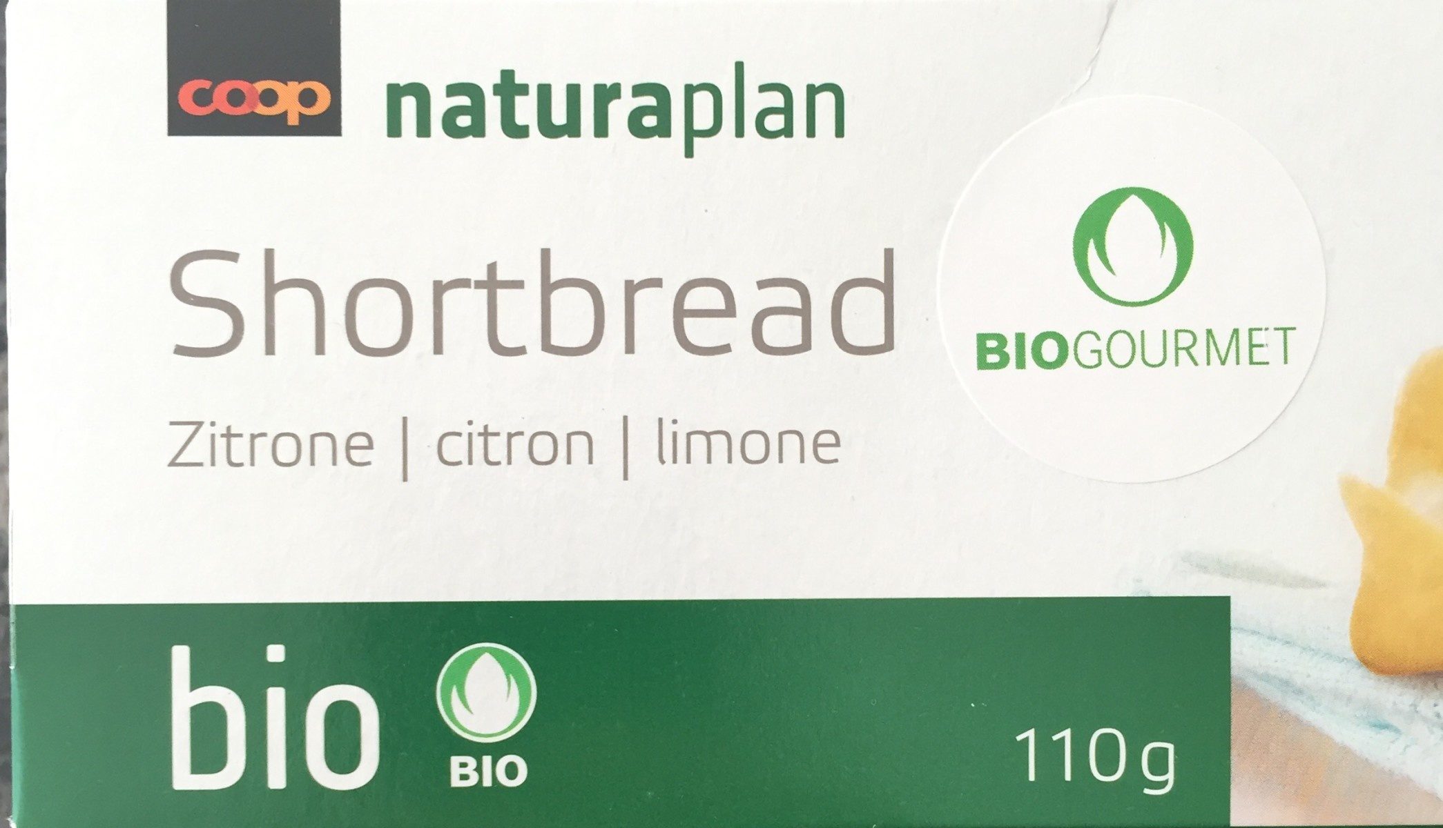 Shortbread Citron bio - Product - fr