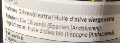 Olivenöl Spanisches - Ingredienti - fr
