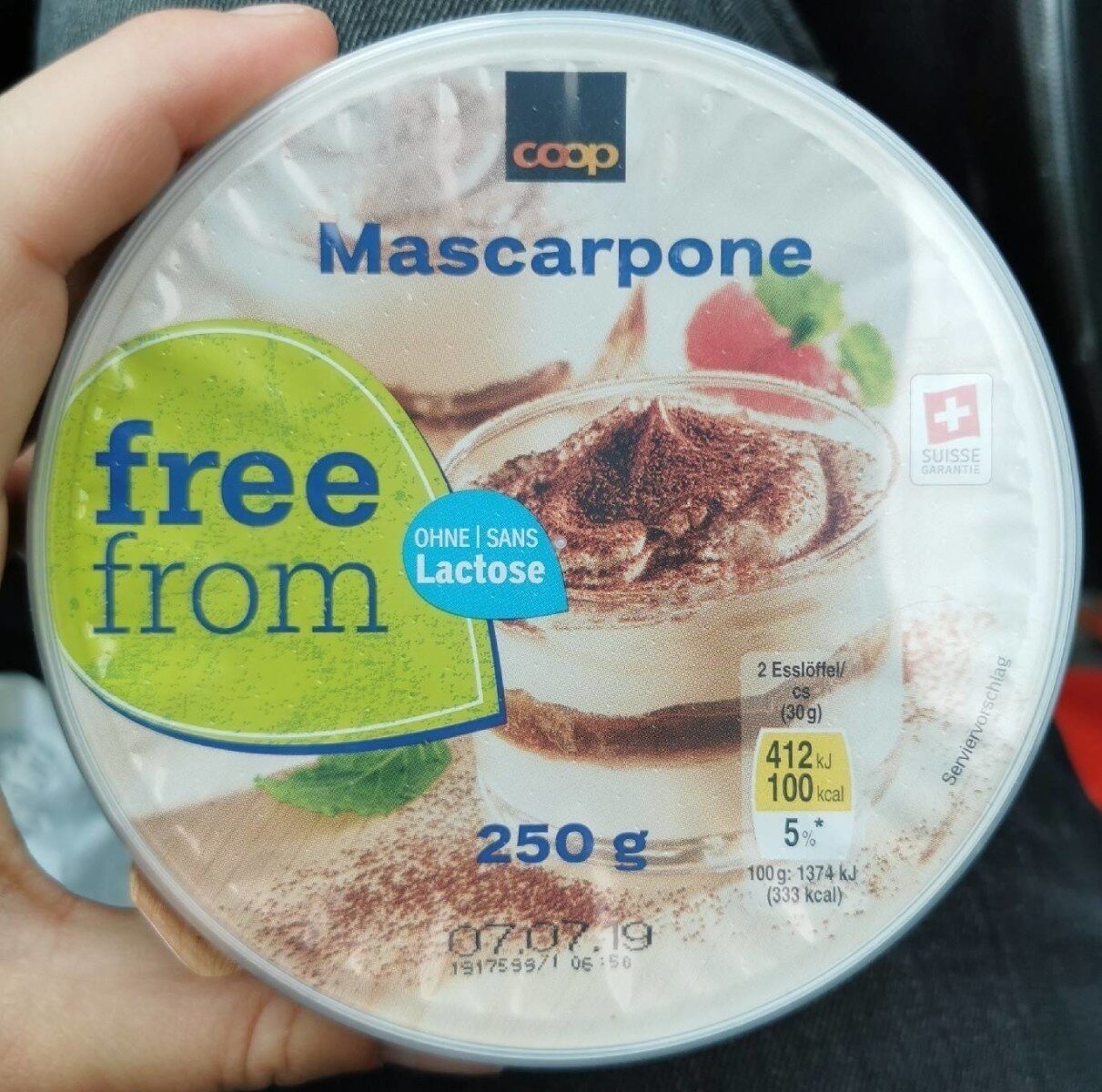 Mascarpone free from - Prodotto - fr