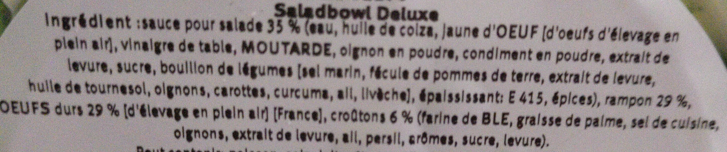 Saladbowl Deluxe - Ingredienti - fr