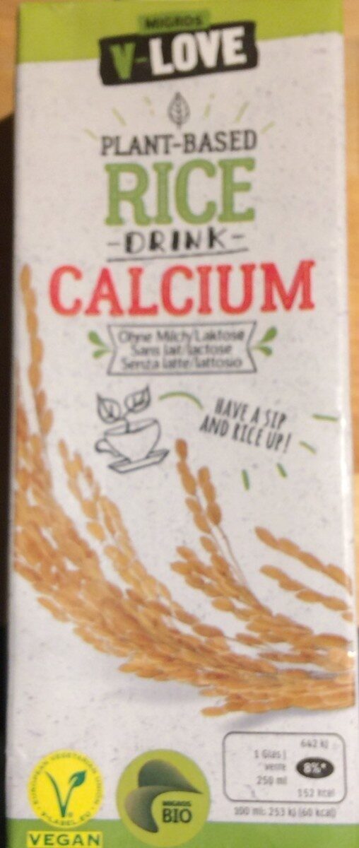 Rice Drink Calcium Plant-Based - Produkt - fr