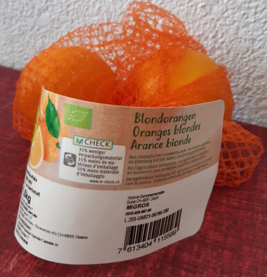 Oranges blondes - Produkt