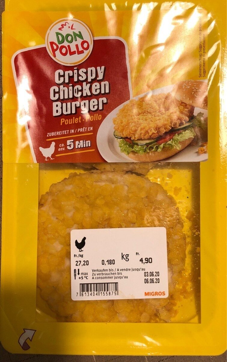 Crispy chikrn burger - Prodotto - fr