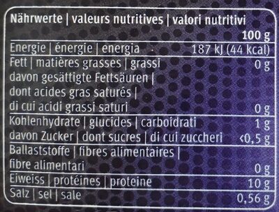Eiweiss - Valori nutrizionali - de