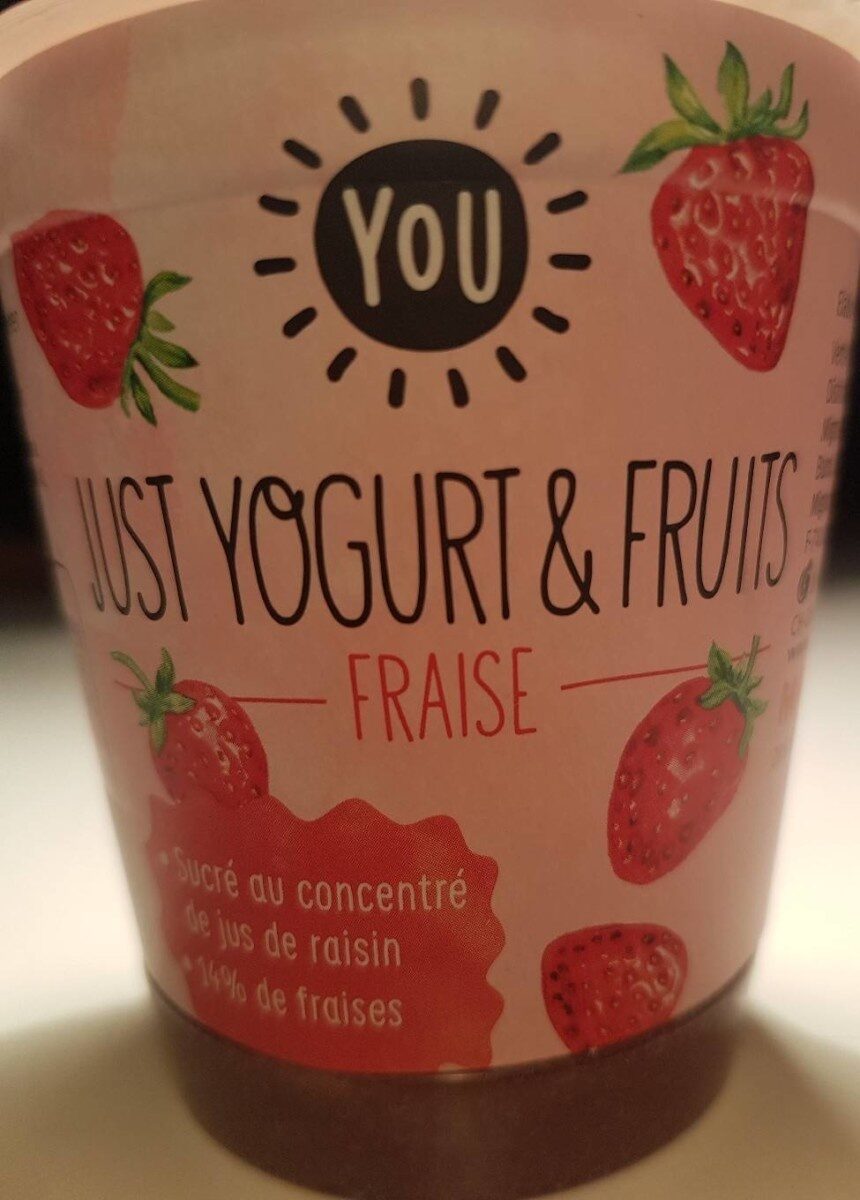 Just Yogurt & Fruits FRAISE - Prodotto - fr