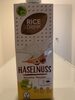 Reismilch Haselnuss Drink - Product