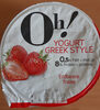 Yogurt greek style fraise - Produkt