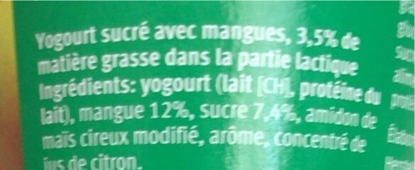 Passion Joghurt - Valori nutrizionali - fr