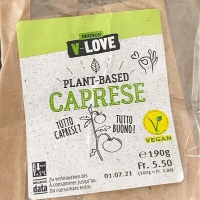 V-Love Plant-Based Caprese - Prodotto - fr
