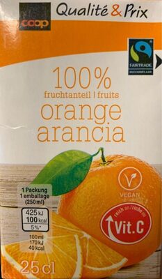 100% fruchtanteil | fruits orange arancia - Produkt - fr