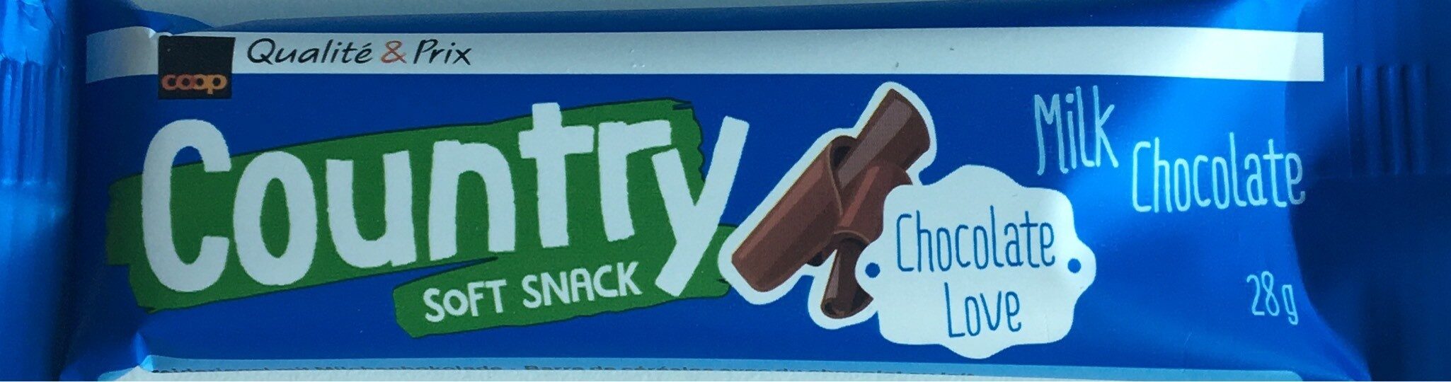 Country Soft Snack - Milk Chocolate Bar - Produit