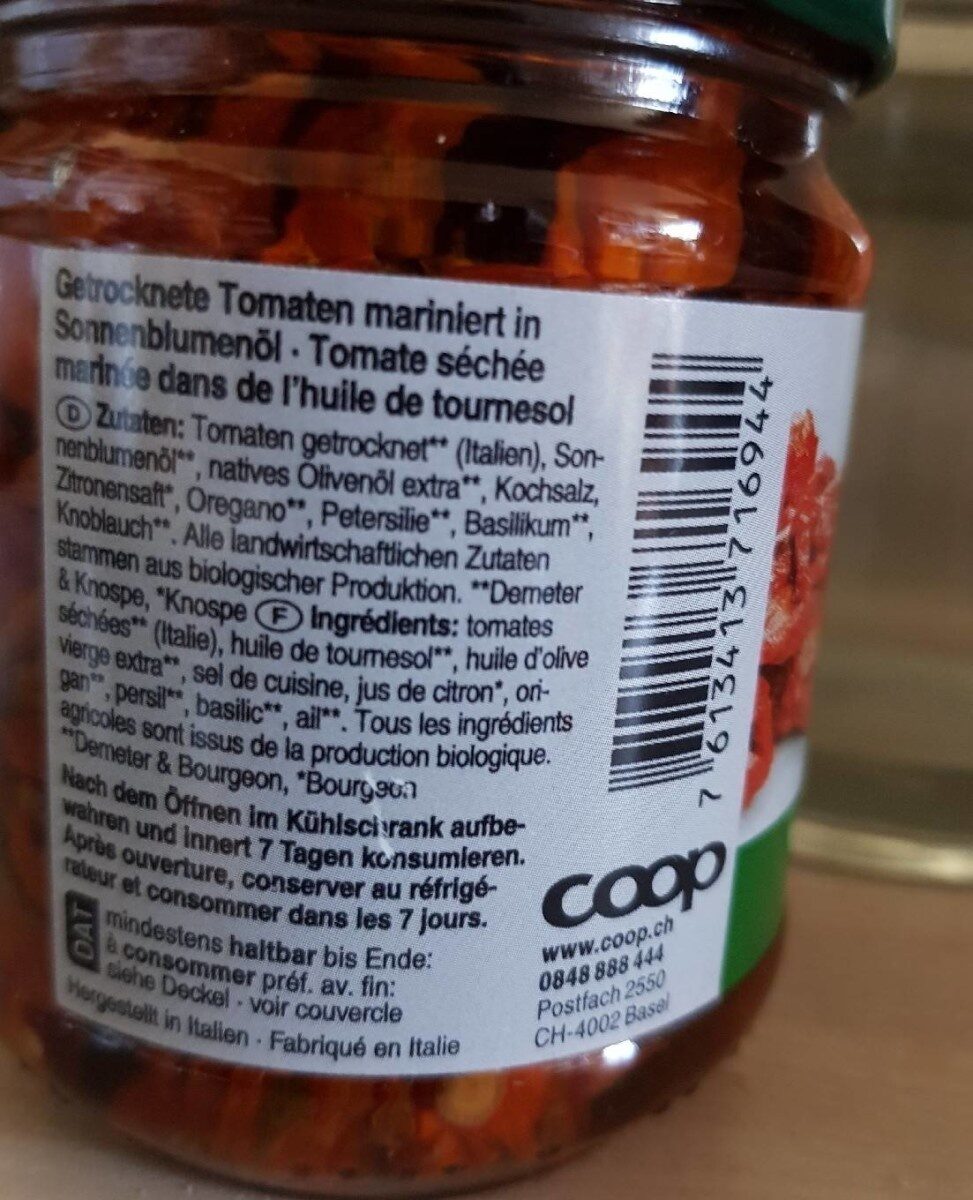 Tomaten - Tomates séchées - Product - fr