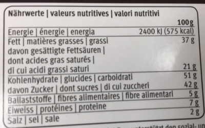 Mousse au chocolat noir - Valori nutrizionali - fr